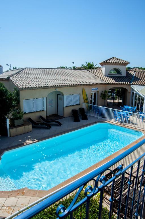 Hotel Le Leukos Leucate Bagian luar foto